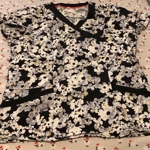 White Cross SCRUB Top